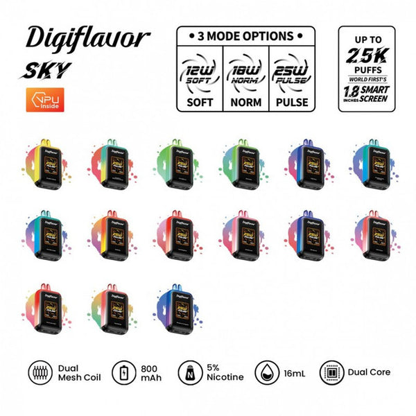 Digiflavor SKY 25K Vape USA
