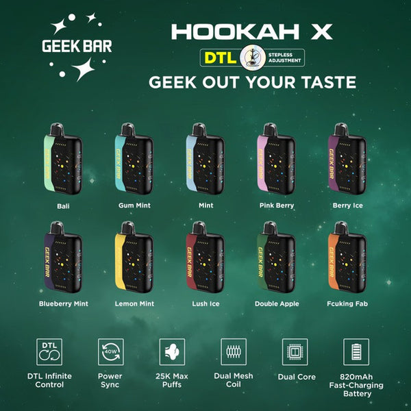 Geek Bar Hookah X 25K USA