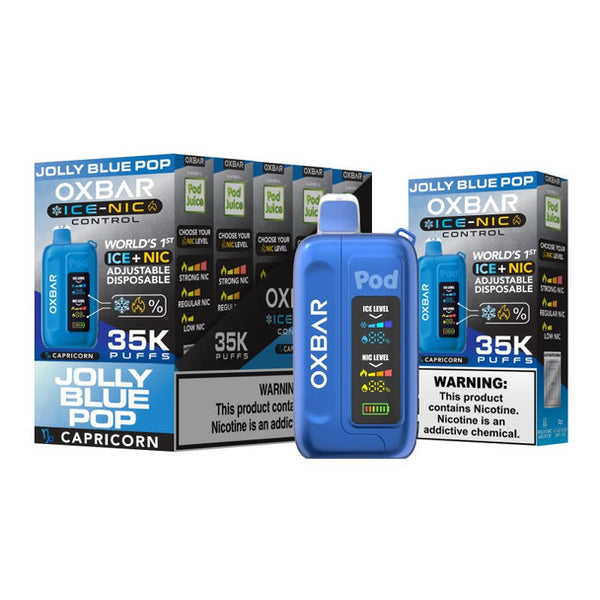 OXBAR x Pod Juice ICE-NIC 35K Vape USA