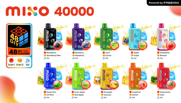 FreeMax MIXO 40K Vape USA