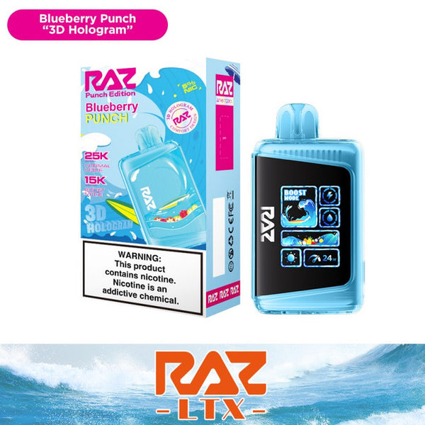 RAZ LTX 25K 3D Hologram Punch Edition Vape USA