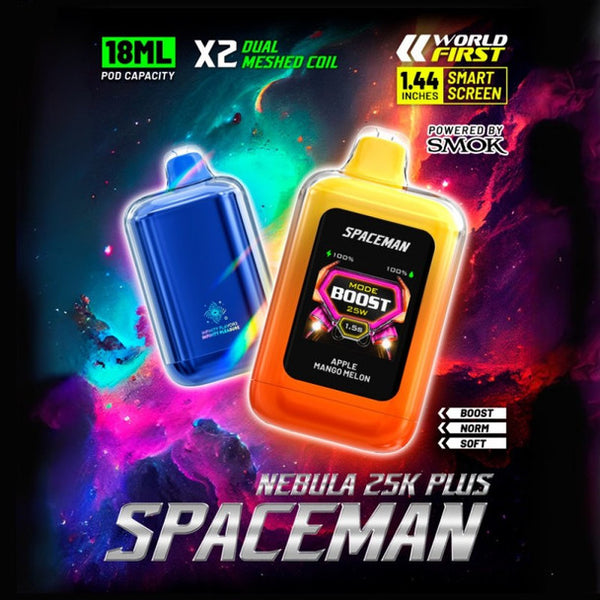 Spaceman Nebula Plus 25K Vape USA