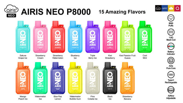 Airis Neo P8000 Vape USA
