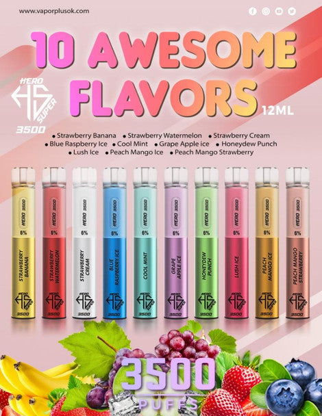 HERO Super 3500 Vape USA