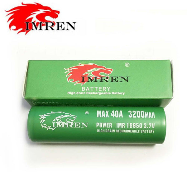 IMREN 18650 3200mAh 40A Battery (Green)