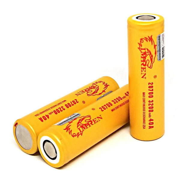 IMREN 20700 Battery 3200mAh 40A (Gold)