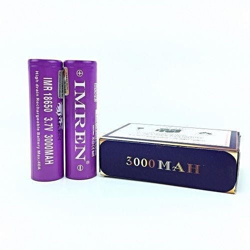 IMREN 18650 3000mAh 40A Battery (2-Pack)