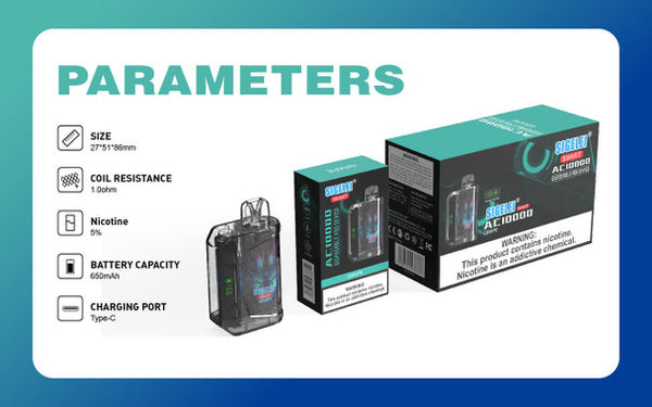 Sigelei Smart AC10000 Vape USA