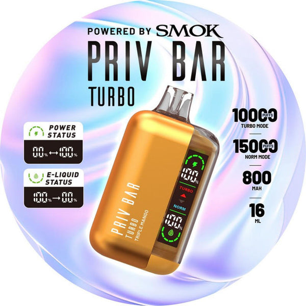 PRIV Bar Turbo 15000 Vape USA