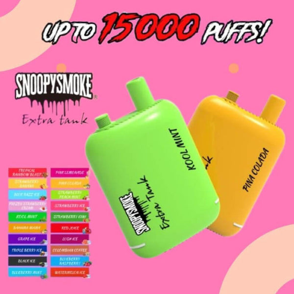 Snoopy Smoke Extra Tank 15000 Vape USA