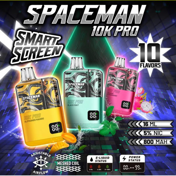 Spaceman 10K Pro Vape USA